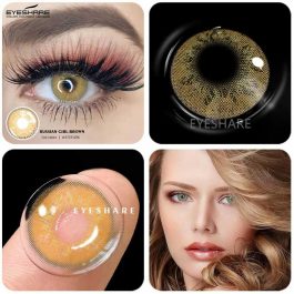 Rosen Girl Brown contact lenses