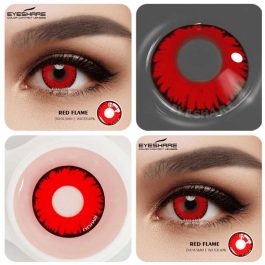 Red Film contact lenses