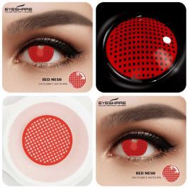 Red Mash contact lenses