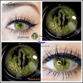 CROCODILE-GREE lenses for cosplay & animation