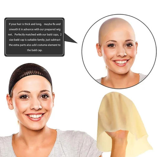 Latex Fake Bald Head - Image 4